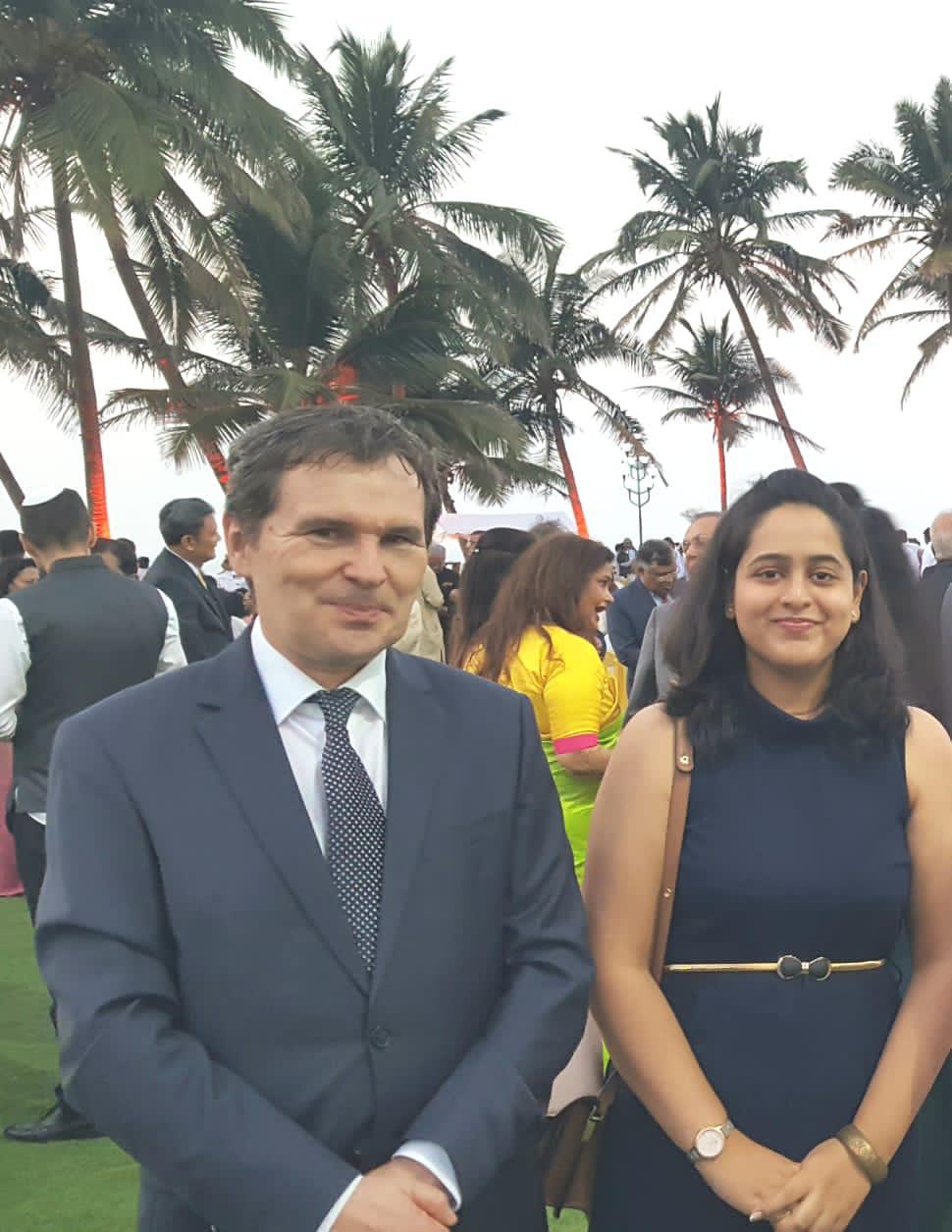 With Consul General of Hungary