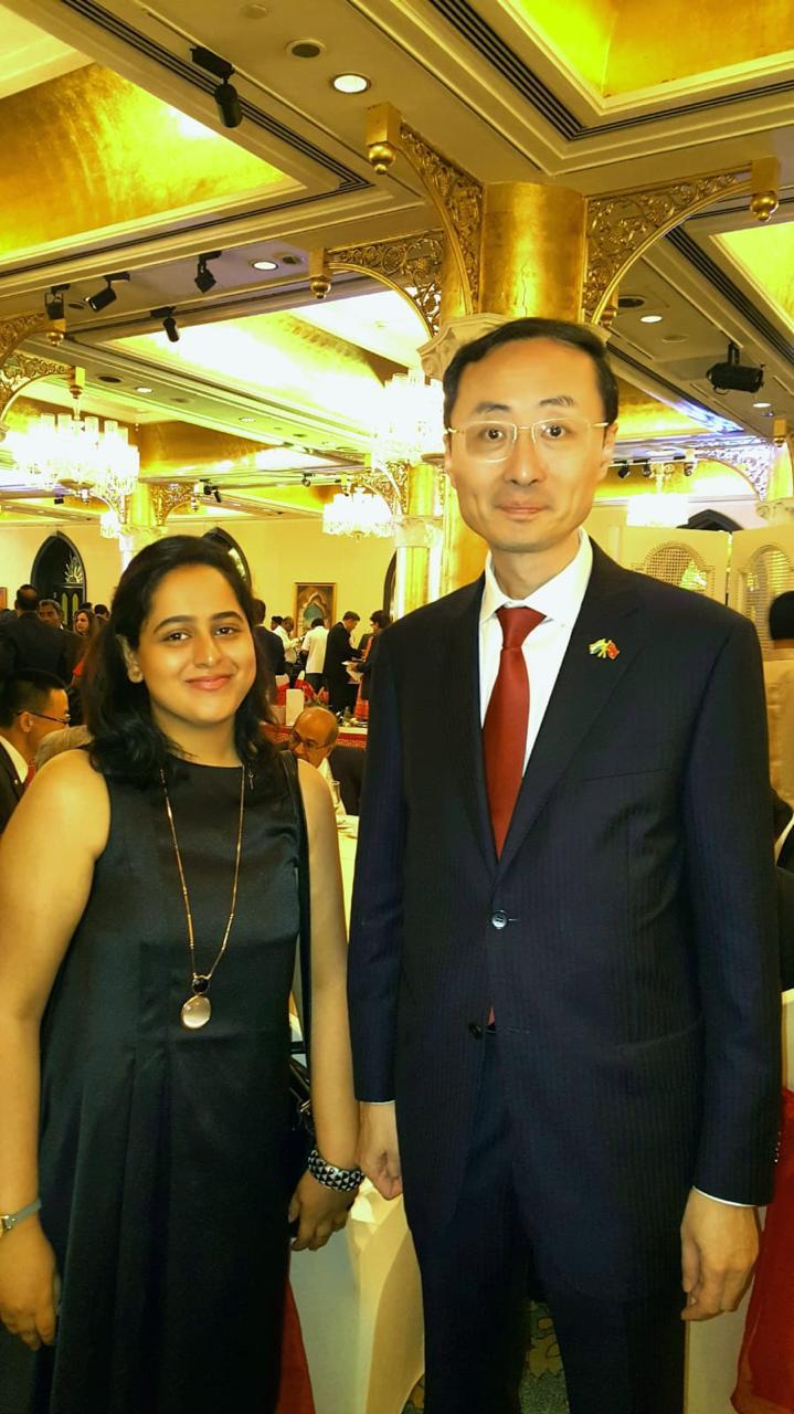 With Former Ambassador of China to India